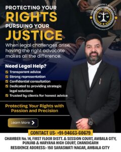 HARSH SAWHNEY ADVOCATE: Trusted Legal Support When You Need It Most